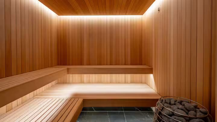 Cedar dry sauna